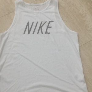 Brand new white Nike tank top